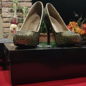 Gold heels